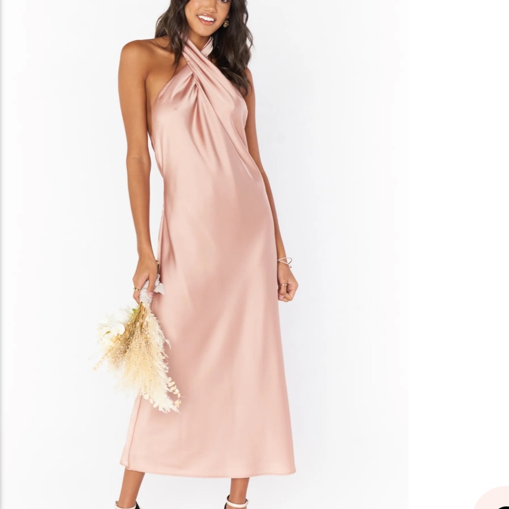 Jasmine Halter Midi Dress